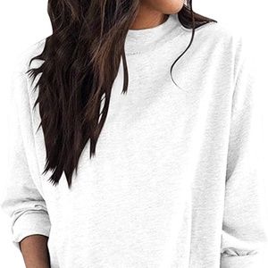 NWOT - Esobo Women's Round Neck Casual Long-Sleeved Tee